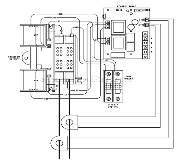 Page B Diagram and Parts List for 071009-0  Briggs and Stratton Generator